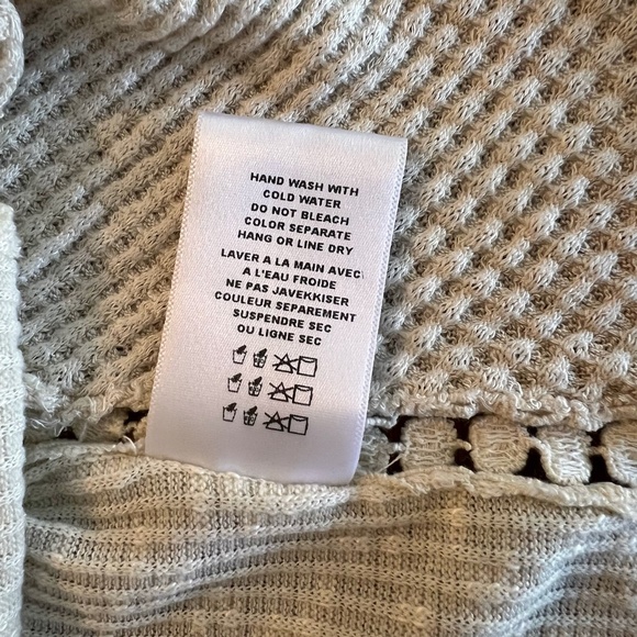 Anthropologie Cream Colour Long Sleeve Top - Picture 10 of 10